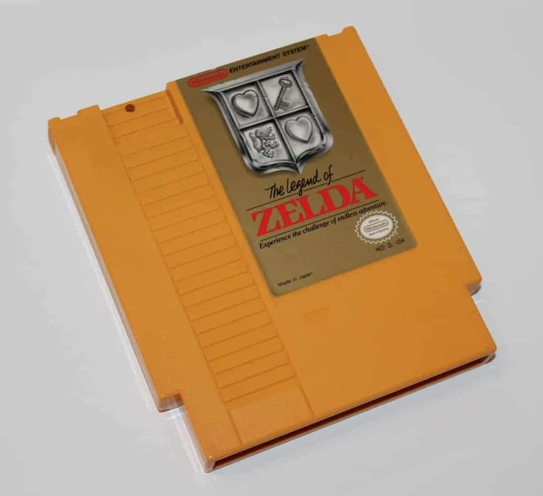 Legend of Zelda Gold Authentic Nintendo NES Game