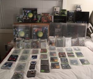 a picture of my halo collection