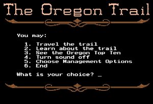 Oregon Trail Game